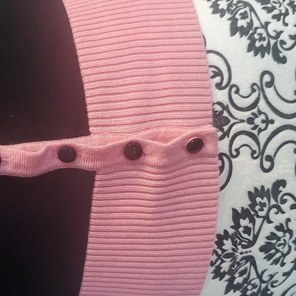 Black and Pink Women's Sweater - Picture 4 of 6